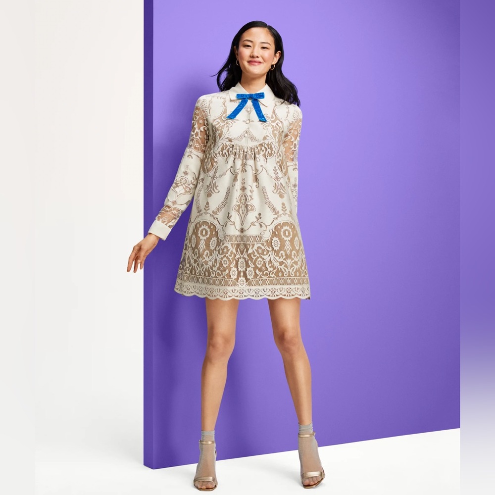 Anna Sui x Target 20 Years Anniversary Lace Shift Mini Gossip Girl Dress
